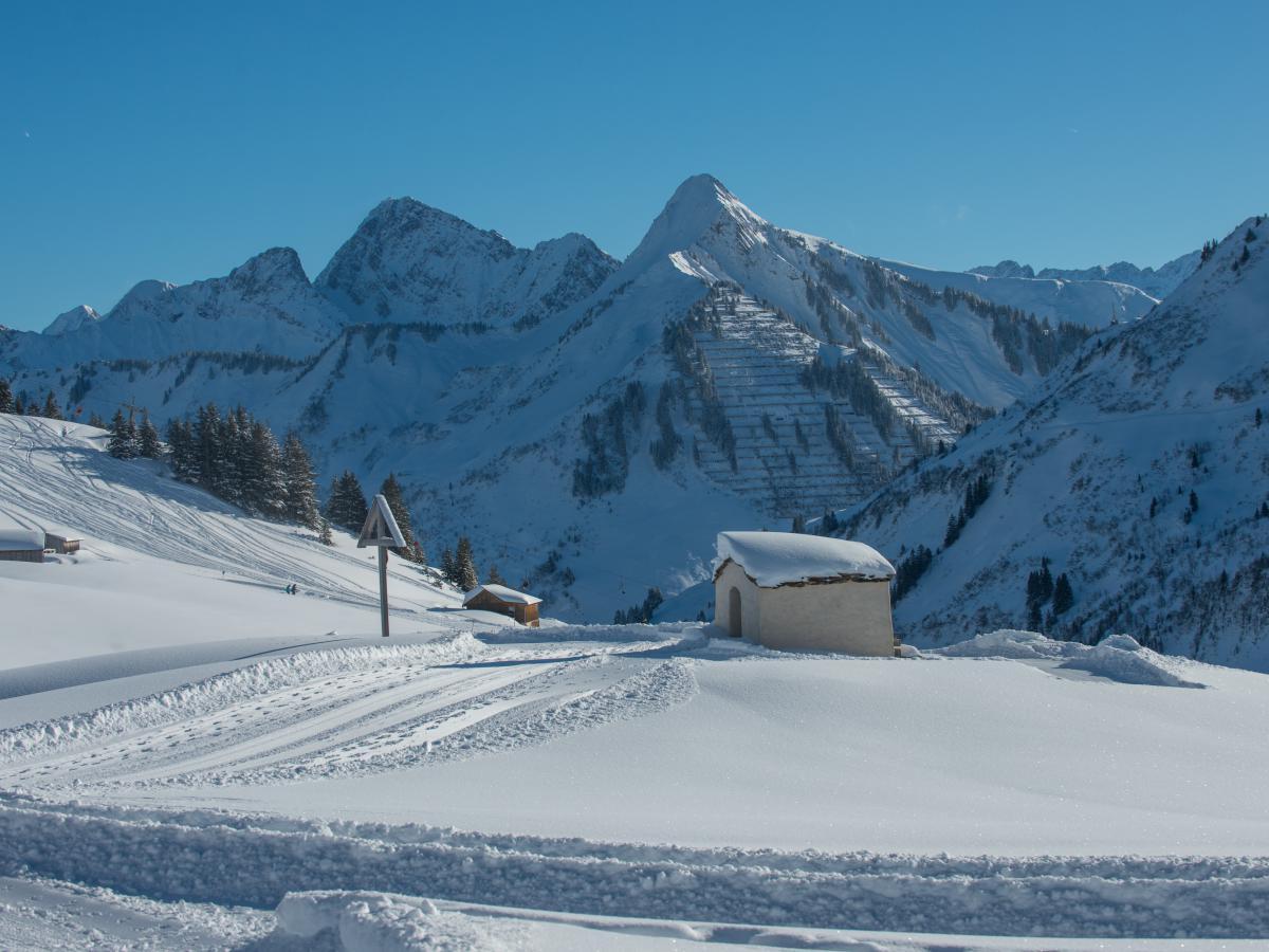 Winterwanderwege in Oberdamüls